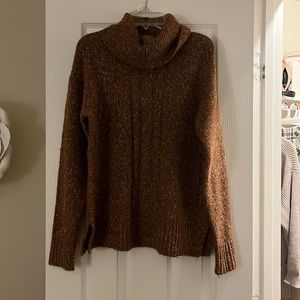 Burnt Orange Turtleneck Sweater